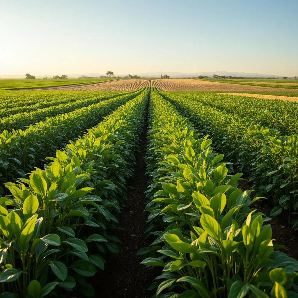 Proyecto agrícola en la región pampeana